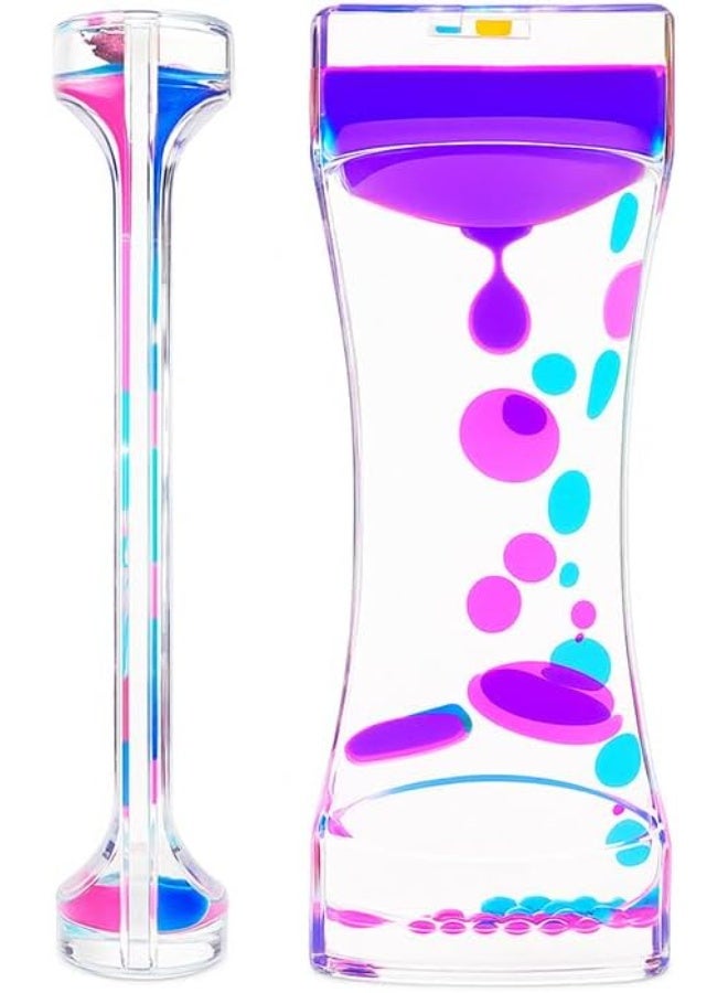 abley's Liquid Motion Timer, Sensory Calming Toy, Visual Bubbler for Autism, Sensory Stimulation (Set of 2) - Image 1
